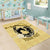 Personalized Kentucky Horse Racing Area Rug Beauty and The Horse Yellow Version LT01
