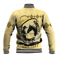 Personalized Kentucky Horse Racing Baseball Jacket Beauty and The Horse Yellow Version LT01