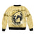 Personalized Kentucky Horse Racing Bomber Jacket Beauty and The Horse Yellow Version LT01