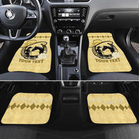 Personalized Kentucky Horse Racing Car Mats Beauty and The Horse Yellow Version LT01