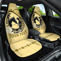 Personalized Kentucky Horse Racing Car Seat Cover Beauty and The Horse Yellow Version LT01