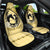 Personalized Kentucky Horse Racing Car Seat Cover Beauty and The Horse Yellow Version LT01