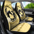 Personalized Kentucky Horse Racing 2024 Car Seat Cover Beauty and The Horse Yellow Version