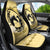 Personalized Kentucky Horse Racing Car Seat Cover Beauty and The Horse Yellow Version LT01