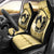 Personalized Kentucky Horse Racing Car Seat Cover Beauty and The Horse Yellow Version LT01