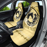 Personalized Kentucky Horse Racing Car Seat Cover Beauty and The Horse Yellow Version LT01