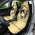 Personalized Kentucky Horse Racing Car Seat Cover Beauty and The Horse Yellow Version LT01