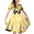 Personalized Kentucky Horse Racing Family Matching Off Shoulder Short Dress and Hawaiian Shirt Beauty and The Horse Yellow Version LT01