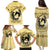 Personalized Kentucky Horse Racing Family Matching Puletasi and Hawaiian Shirt Beauty and The Horse Yellow Version LT01