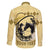 Personalized Kentucky Horse Racing Family Matching Puletasi and Hawaiian Shirt Beauty and The Horse Yellow Version LT01