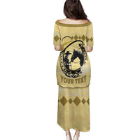 Personalized Kentucky Horse Racing Family Matching Puletasi and Hawaiian Shirt Beauty and The Horse Yellow Version LT01