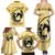 Personalized Kentucky Horse Racing Family Matching Summer Maxi Dress and Hawaiian Shirt Beauty and The Horse Yellow Version LT01