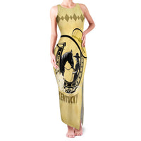 Personalized Kentucky Horse Racing Family Matching Tank Maxi Dress and Hawaiian Shirt Beauty and The Horse Yellow Version LT01