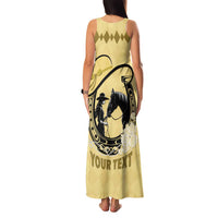 Personalized Kentucky Horse Racing Family Matching Tank Maxi Dress and Hawaiian Shirt Beauty and The Horse Yellow Version LT01