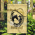 Personalized Kentucky Horse Racing Garden Flag Beauty and The Horse Yellow Version LT01