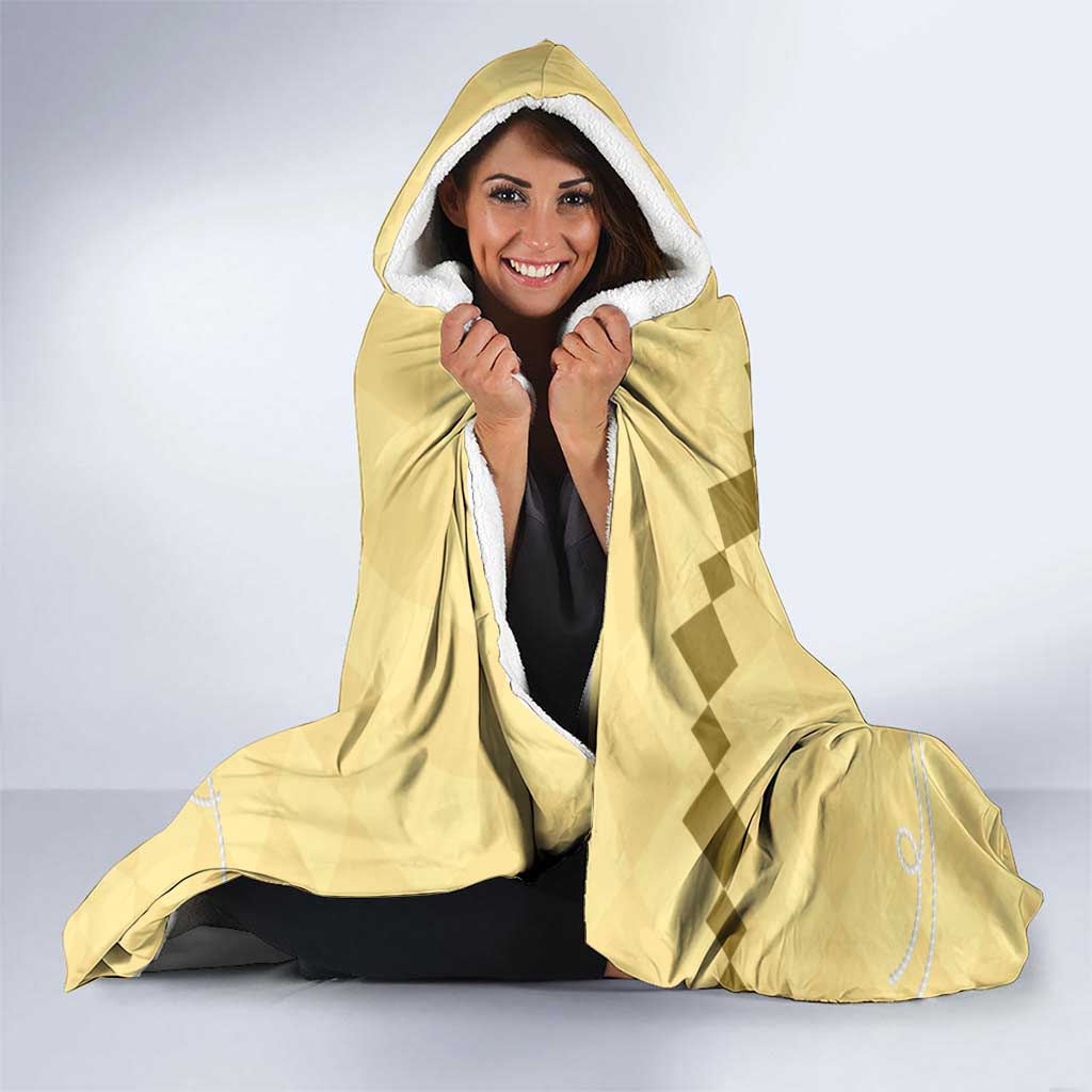 Personalized Kentucky Horse Racing Hooded Blanket Beauty and The Horse Yellow Version LT01