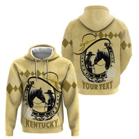 Personalized Kentucky Horse Racing Hoodie Beauty and The Horse Yellow Version LT01