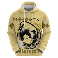 Personalized Kentucky Horse Racing Hoodie Beauty and The Horse Yellow Version LT01