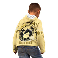 Personalized Kentucky Horse Racing Kid Hoodie Beauty and The Horse Yellow Version LT01