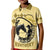 Personalized Kentucky Horse Racing Kid Polo Shirt Beauty and The Horse Yellow Version LT01