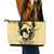 Personalized Kentucky Horse Racing Leather Tote Bag Beauty and The Horse Yellow Version LT01