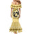 Personalized Kentucky Horse Racing Mermaid Dress Beauty and The Horse Yellow Version LT01