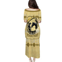 Personalized Kentucky Horse Racing Puletasi Beauty and The Horse Yellow Version LT01