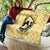 Personalized Kentucky Horse Racing Quilt Beauty and The Horse Yellow Version LT01