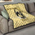 Personalized Kentucky Horse Racing Quilt Beauty and The Horse Yellow Version LT01