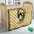 Personalized Kentucky Horse Racing Quilt Beauty and The Horse Yellow Version LT01