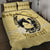 Personalized Kentucky Horse Racing 2024 Quilt Bed Set Beauty and The Horse Yellow Version