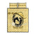 Personalized Kentucky Horse Racing Quilt Bed Set Beauty and The Horse Yellow Version LT01