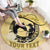 Personalized Kentucky Horse Racing Round Carpet Beauty and The Horse Yellow Version LT01