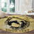 Personalized Kentucky Horse Racing Round Carpet Beauty and The Horse Yellow Version LT01