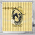 Personalized Kentucky Horse Racing Shower Curtain Beauty and The Horse Yellow Version LT01