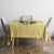 Personalized Kentucky Horse Racing Tablecloth Beauty and The Horse Yellow Version LT01