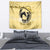 Personalized Kentucky Horse Racing Tapestry Beauty and The Horse Yellow Version LT01