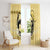 Personalized Kentucky Horse Racing Window Curtain Beauty and The Horse Yellow Version LT01
