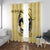 Personalized Kentucky Horse Racing Window Curtain Beauty and The Horse Yellow Version LT01
