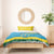 Personalized Rwanda Bedding Set Coat of Arms With African Pattern