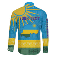 Personalized Rwanda Family Matching Summer Maxi Dress and Hawaiian Shirt Coat of Arms With African Pattern - Wonder Print Shop