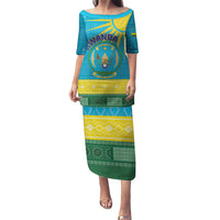 Personalized Rwanda Puletasi Coat of Arms With African Pattern - Wonder Print Shop