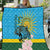 Rwanda Independence Day Quilt Leopard With Roses