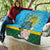 Rwanda Independence Day Quilt Leopard With Roses