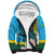 Rwanda Independence Day Sherpa Hoodie Leopard With Roses - Wonder Print Shop