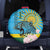 Rwanda Independence Day Spare Tire Cover Leopard With Roses - Wonder Print Shop