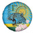 Rwanda Independence Day Spare Tire Cover Leopard With Roses