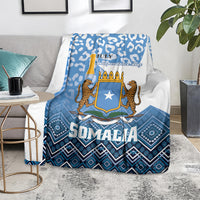 Somalia Independence Day 2024 Blanket Somali Star Leopard Mix African Pattern