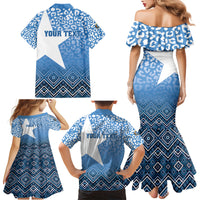 Personalized Somalia Independence Day 2024 Family Matching Mermaid Dress and Hawaiian Shirt Somali Star Leopard Mix African Pattern - Wonder Print Shop