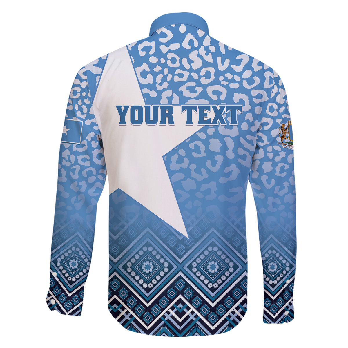 Personalized Somalia Independence Day 2024 Family Matching Puletasi and Hawaiian Shirt Somali Star Leopard Mix African Pattern - Wonder Print Shop